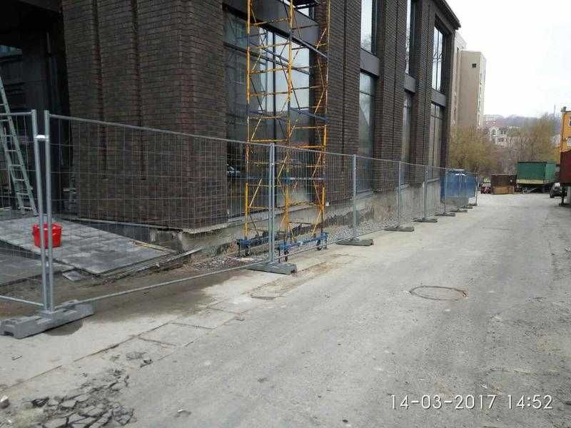 Мобильные заборы, временное ограждение Б/У