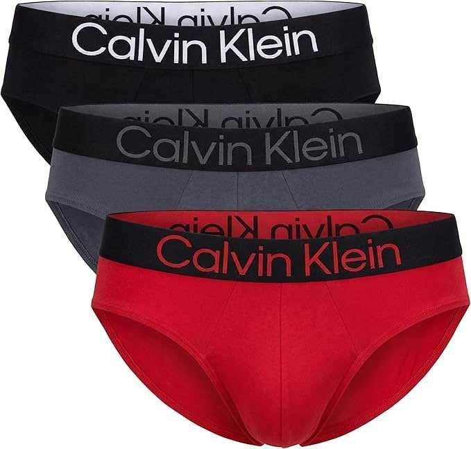 Чоловічі труси сліпи набір Calvin Klein 3 штуки мікрофібра