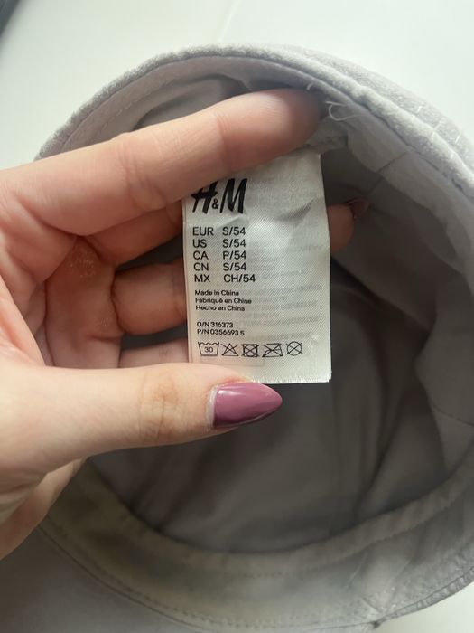 Chapéu/Boné H&M creme, cinza S