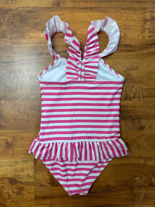 Monokini strój kąpielowy w paski kostium Manguun rozmiar 128 cm 8 lat