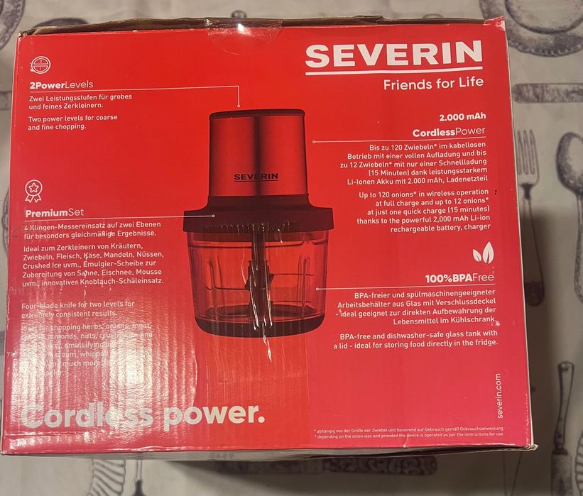Picadora Severin KM 3866 - Nova