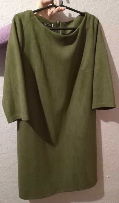 Плаття (замш) 52 розмір