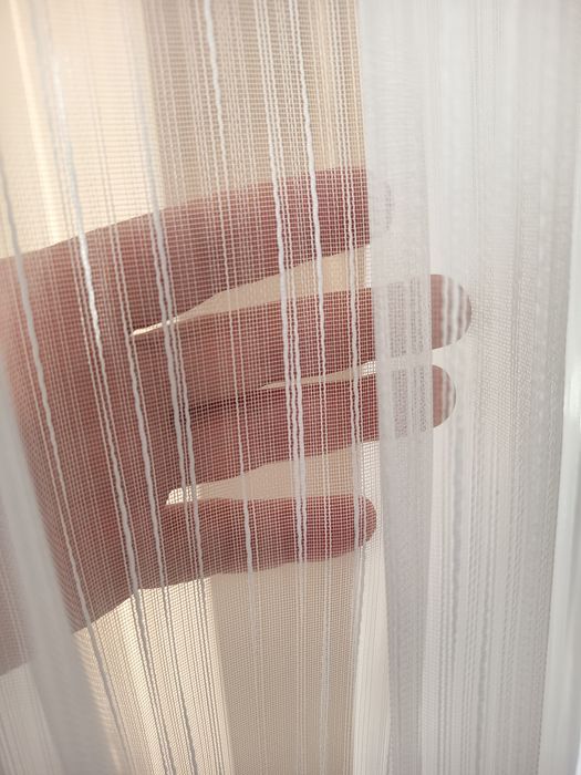 Готовий тюль льон  три метри