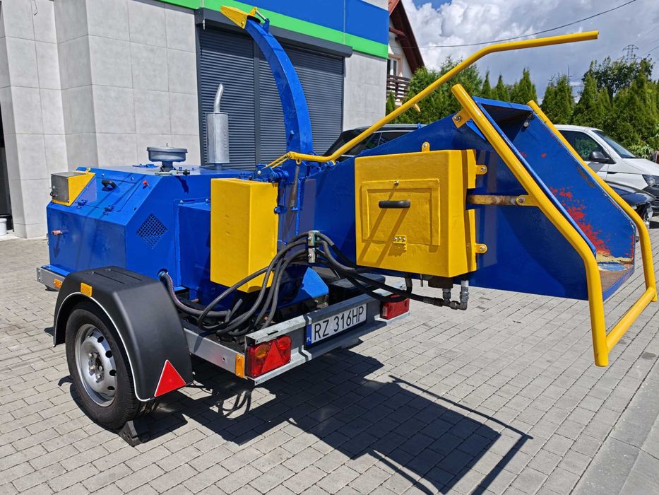 Rębak POLEXIM WC-8 DIESEL 40HP, 2017r - po pełnym przeglądzie