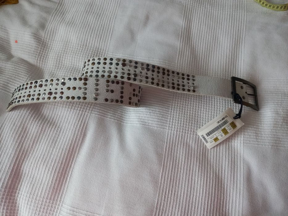 Pasek skorzany nowy.