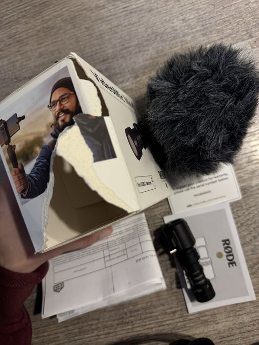 Мікрофон Rode VideoMic Me-C. Мікрофон для відео з вітрозахистом.