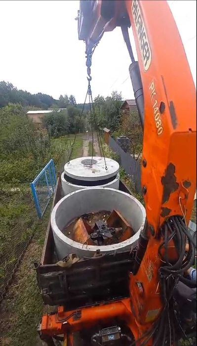 Монтаж каналізаційних колодців кілька годин, вигрібна яма, сливная яма