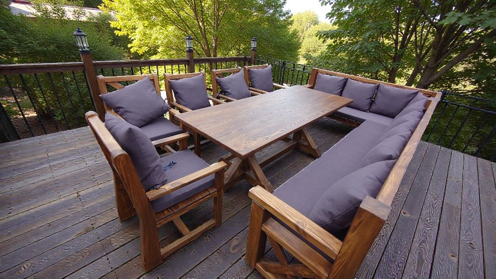 Ekskluzywne meble ogrodowe.Stół. Narożnik. Kanapa. Fotel. Ławka