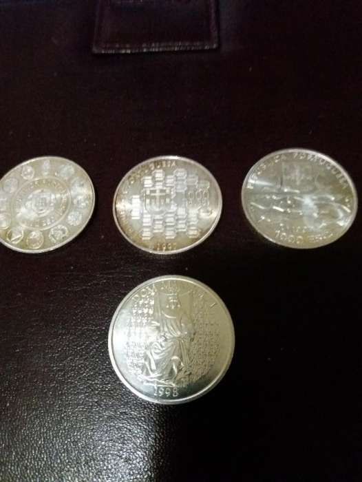 Moedas de 1000$00 Prata