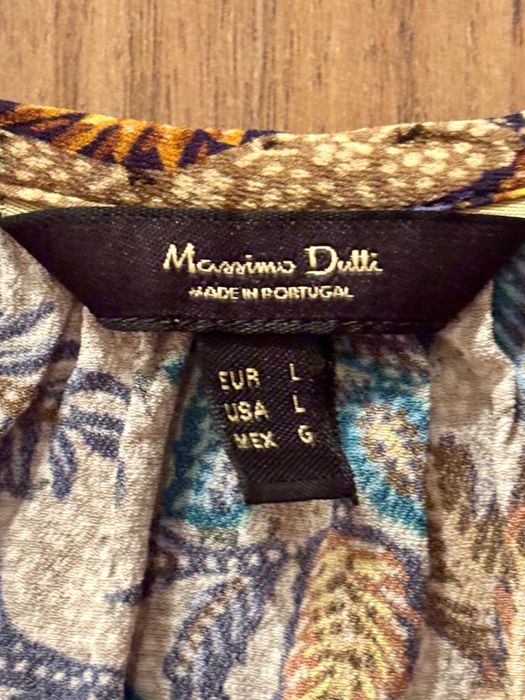 Massimo Dutti zwiewna bluzka mikołajkowa przecena