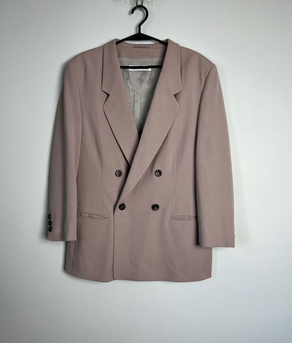 Jil Sander Dwurzędowa Marynarka pure new wool rare