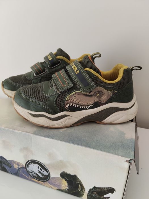 Sneakersy buty adidasy świecące z dinozaurem