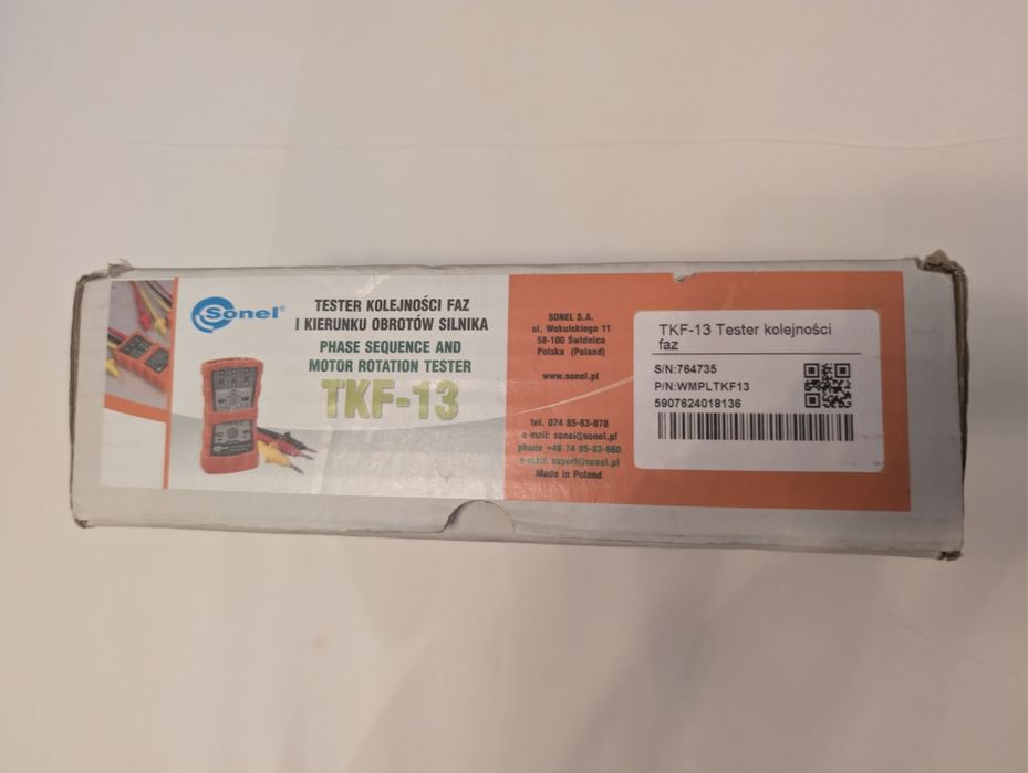 Tester kolejności faz Sonel TKF-13 TKF13