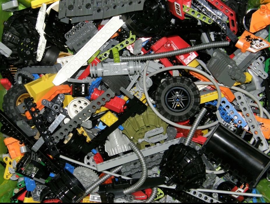 LEGO Technic 0,5kg plus koła 0,5kg