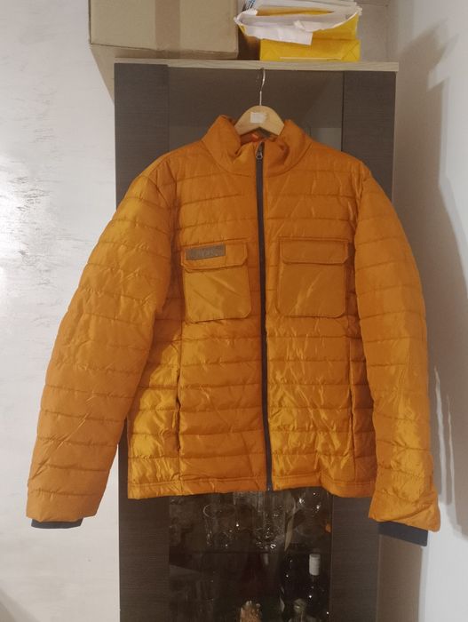 Musztardowa kurtka L meska