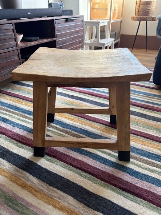 Banco Madeira SKLUM Mango Wood Decorativo Rústico