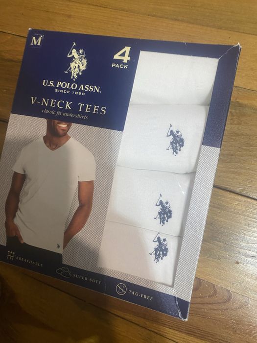 Футболки U.S. POLO. ASSN  V-NECK TEES original