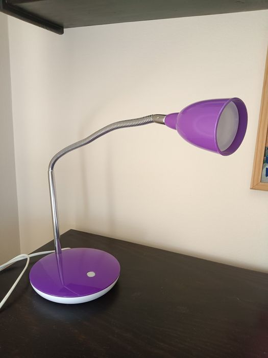 Candeeiro de Secretária Roxo Flexível