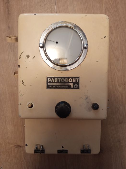 Aparat medyczny PANTODONT – vintage PRL, elektroterapia