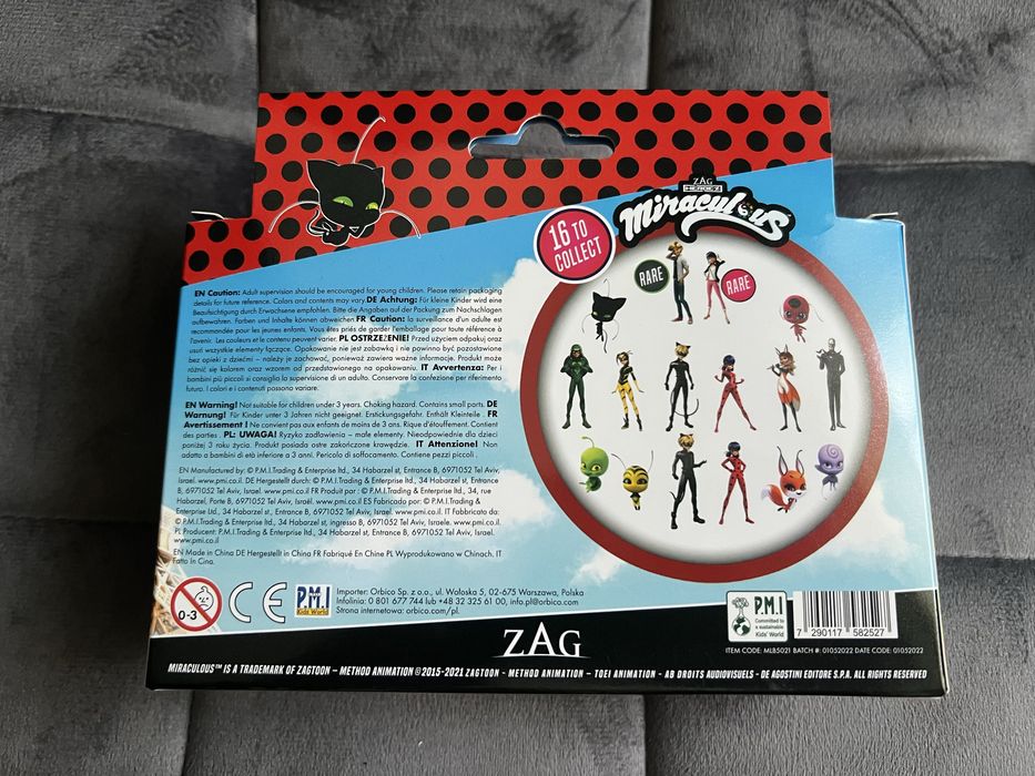 Figurki MIRACULOUS 3szt. STEMPELKI POLLEN, Zoe Lee, Biedronka nowe