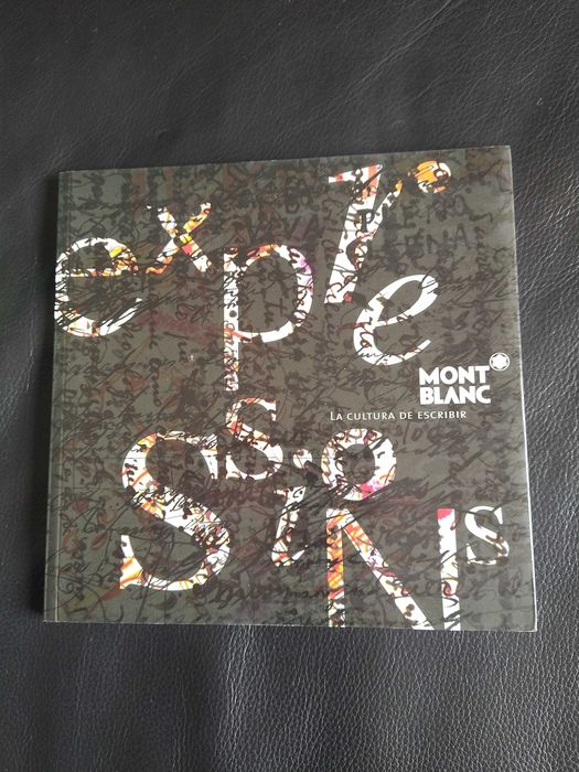 Livro catálogo Montblanc "Expressions", a cultura de escrever