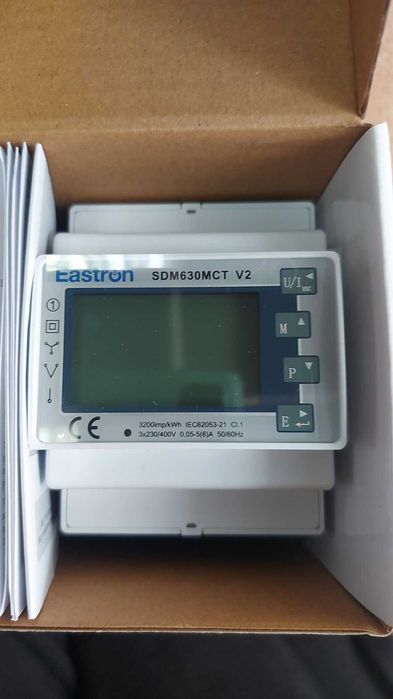 Лічильник електроенергії Eastron SDM630MCT 5A CT  V2 трифазний RS485 Modbus
