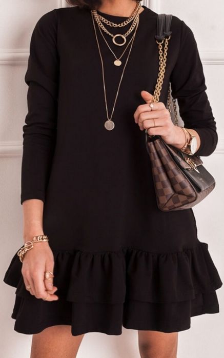 Sukienka z falbaną r. 36/38