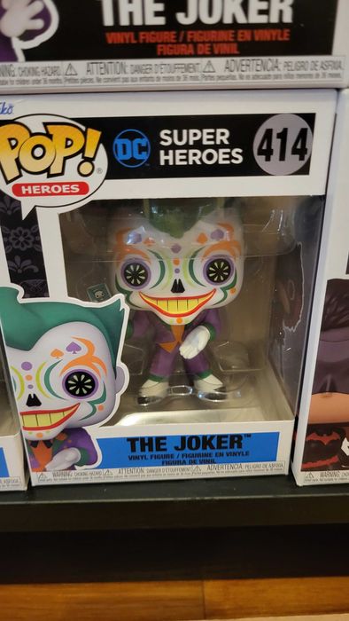 Coleção FUNKO POP! Heroes: Dia De Los DC (Batman, Joker, Harley, Bane)