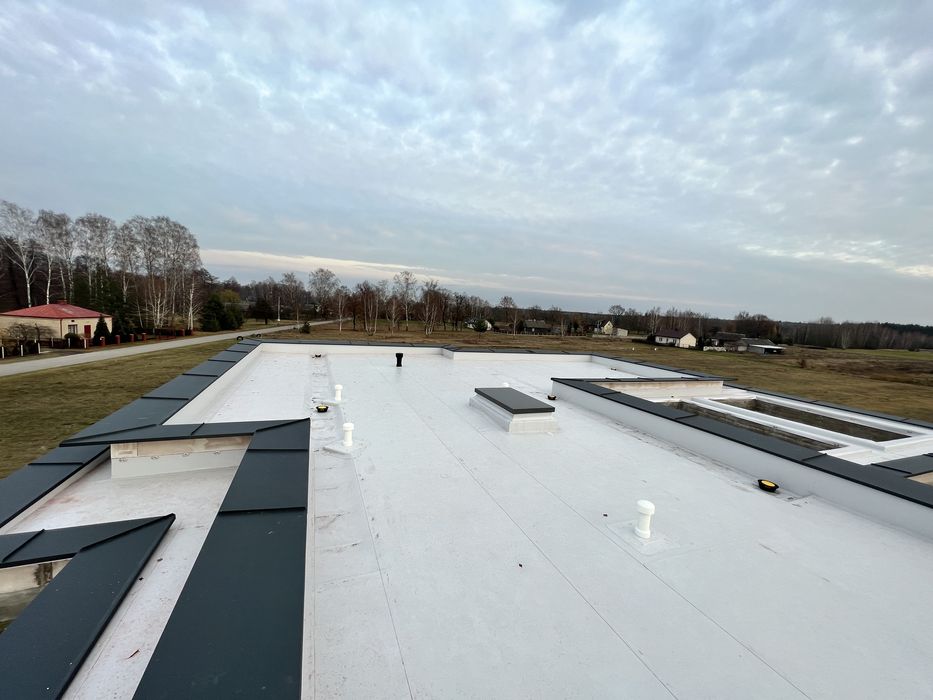 Hydroizolacje dachy płaskie tarasy Papa Membrana EPDM PVC BAUDER SIKA