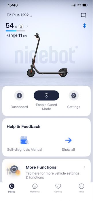 Trotinete Elétrica Segway E2 Plus