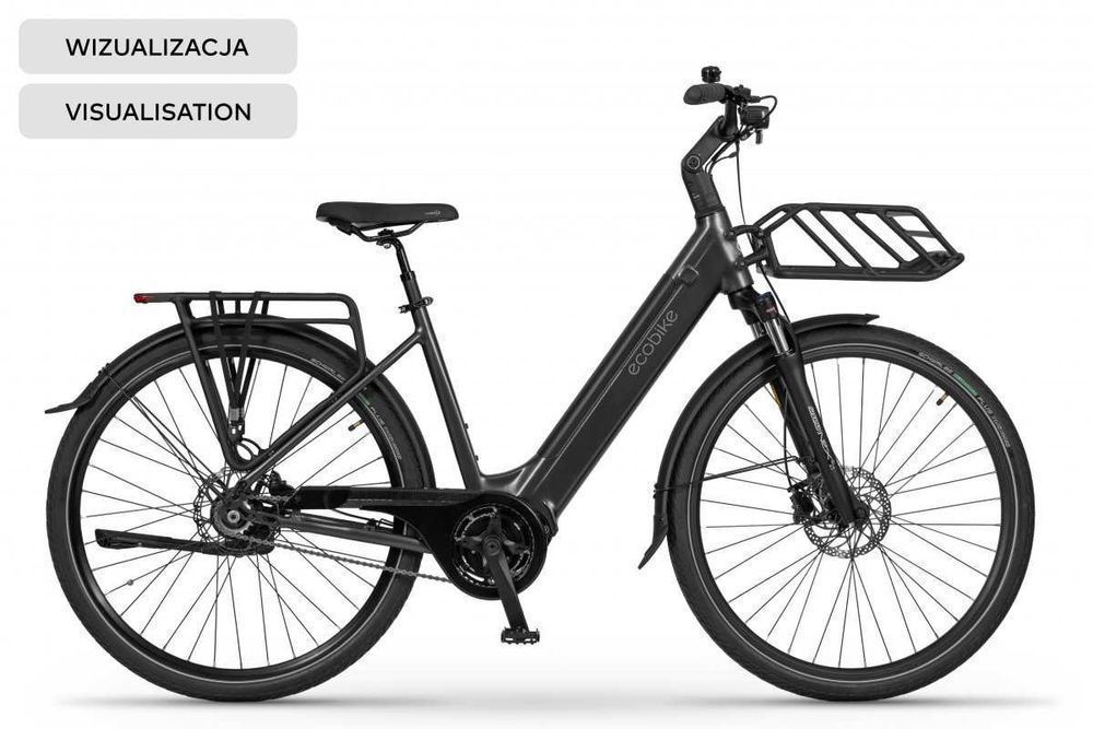 Rower elektryczny ECOBIKE LX100 AUTOMAT 19/28 L-XL/28 70Nm 14Ah 504Wh