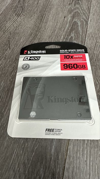 SSD Kingston A400 960GB SATA III 2.5” – новий, запечатаний