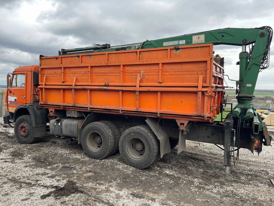 Камаз 45143 самоскид кран-маніпулятор