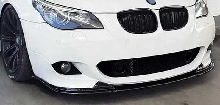 DOKŁADKA ZDERZAKA DLA BMW E60 E61 2003/2010 czarny połysk m pakiet