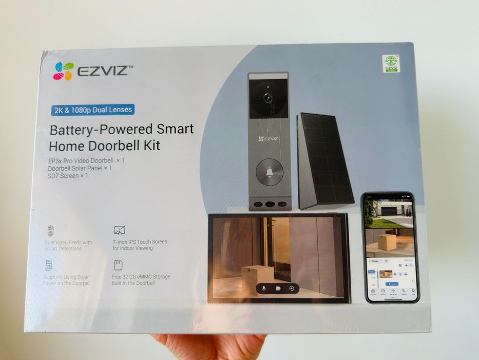 Zestaw wideodomofon Ezviv ep3x pro wideo doorbell