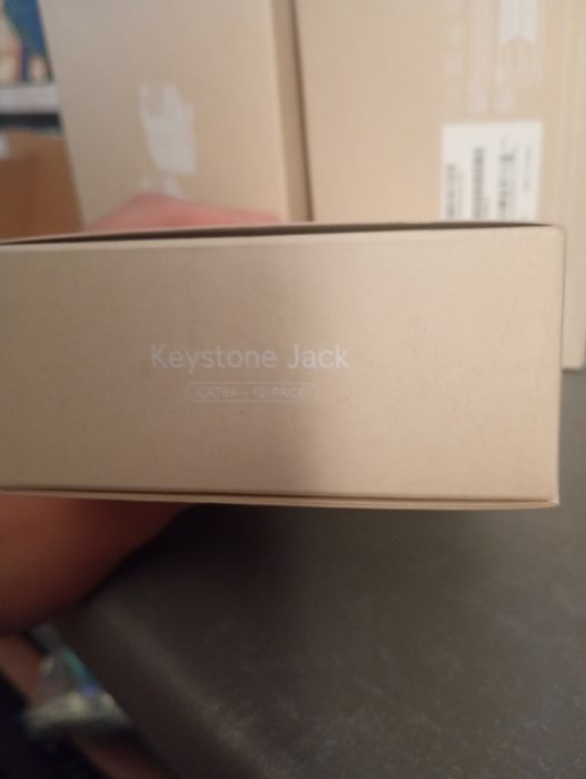 Keystone Jack CAT6A 12-pack