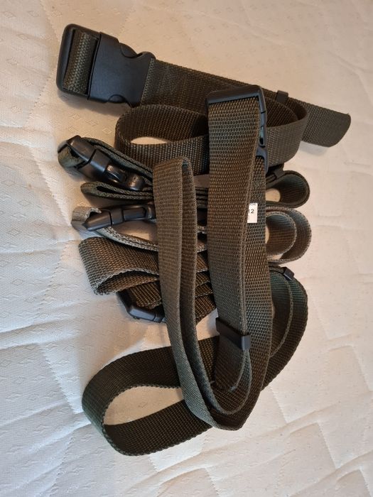 Paski wojskowe khaki do munduru polowego roz. 96-112 nowe.