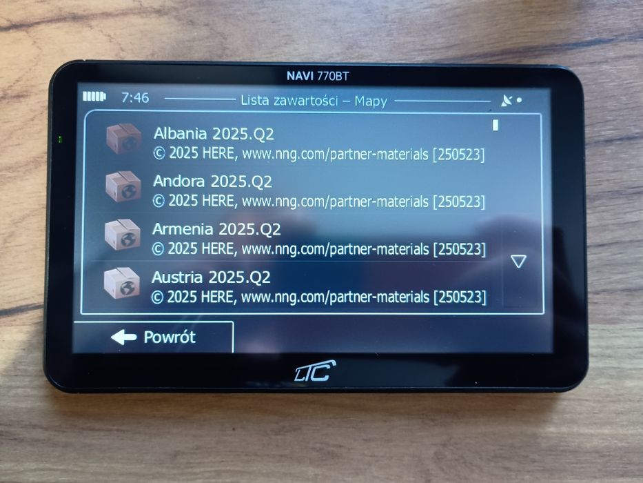 Nawigacja ciężarowe LTC