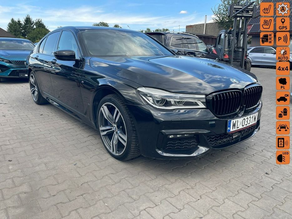 BMW Seria 7 Salon PL_xDrive Pamięć Harman/Kardon Kamera Pneumatyka
