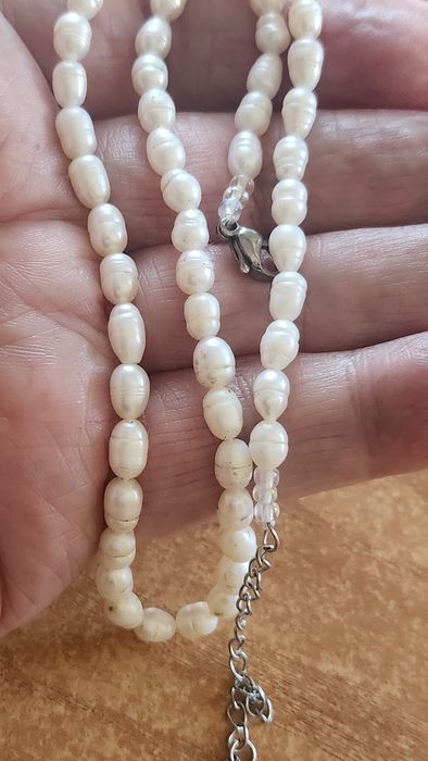 Naturalne perły hodowlane, zestaw