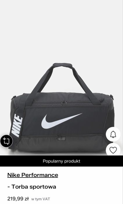 Duża torba nike