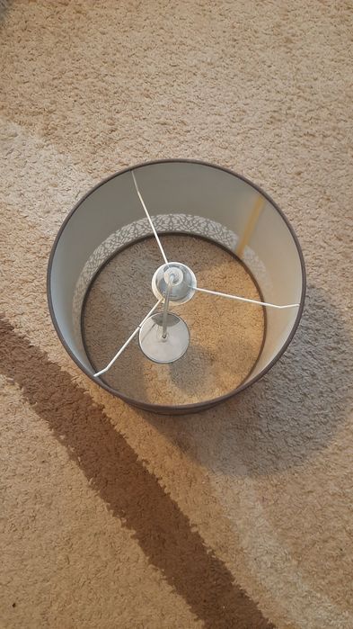 Lampa, abażur,  żyrandol brązowy