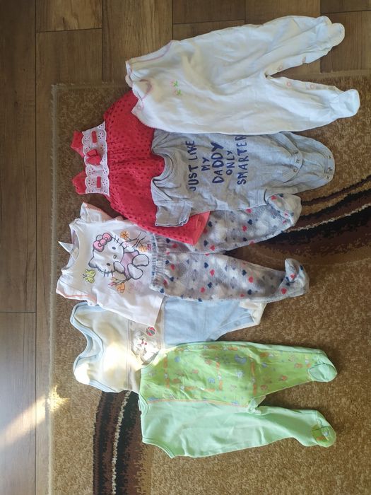 Paczka ubrań dla dziewczynki 62 - 98 - około 50 sztuk