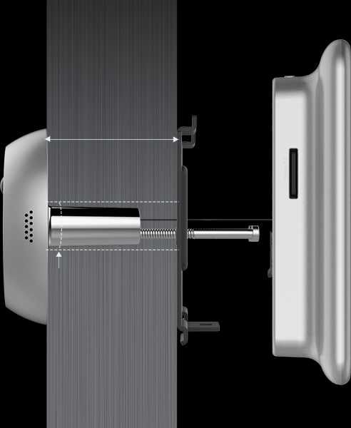 Wizjer do drzwi EZVIZ CS-DP2C z kamerą na podczerwień i czujką PIR