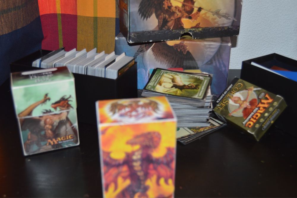 Cartas magic (cartas/caixas/capas de cartas)