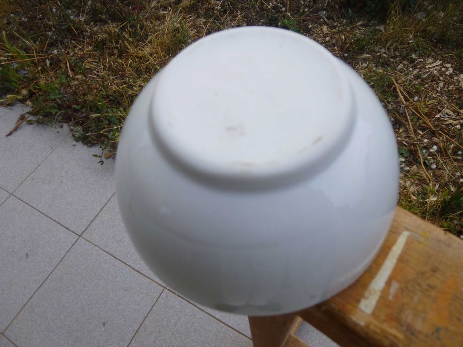 Almofariz com pilão em porcelana grande 15 cm