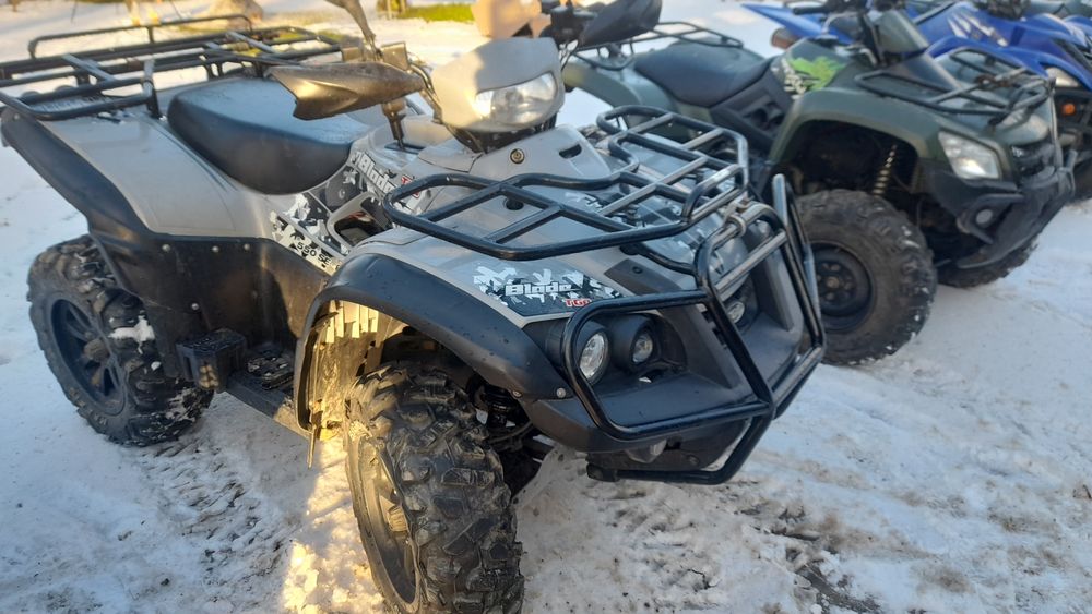 Cf moto 500 4x4 4x2 reduktor blokada