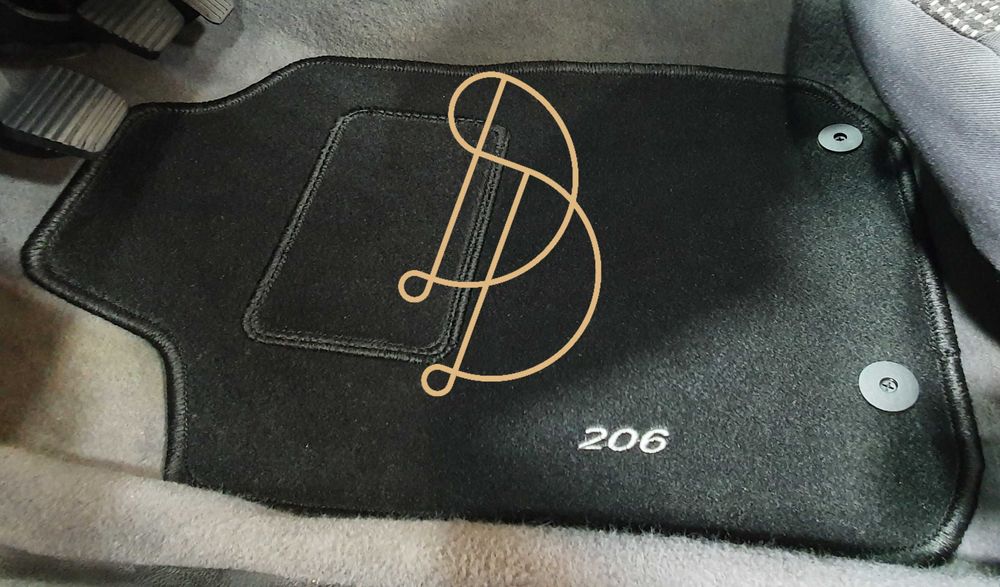 Tapetes auto Alcatifa, Veludo, Borracha e Bagageira com molde original