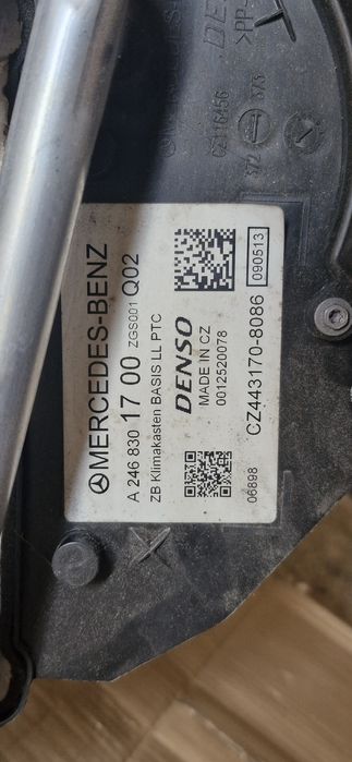 Chauffage/Sofagem completa Mercedes-Benz Classe-A (W176). 2013