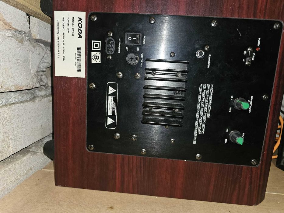 Legendarny subwoofer aktywny Koda 500 W
